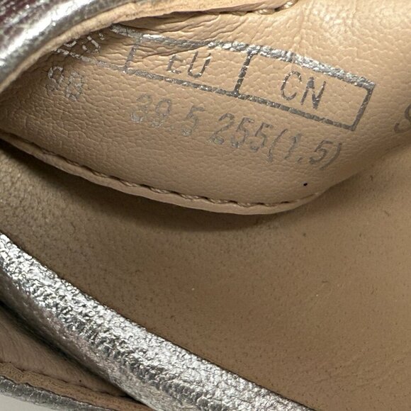 Stuart Weitzman Mariposa 80s Strappy Sandal Heels Women's 9B Silver Formal NWOB - Picture 14 of 16